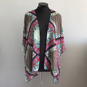 Multi color kimono